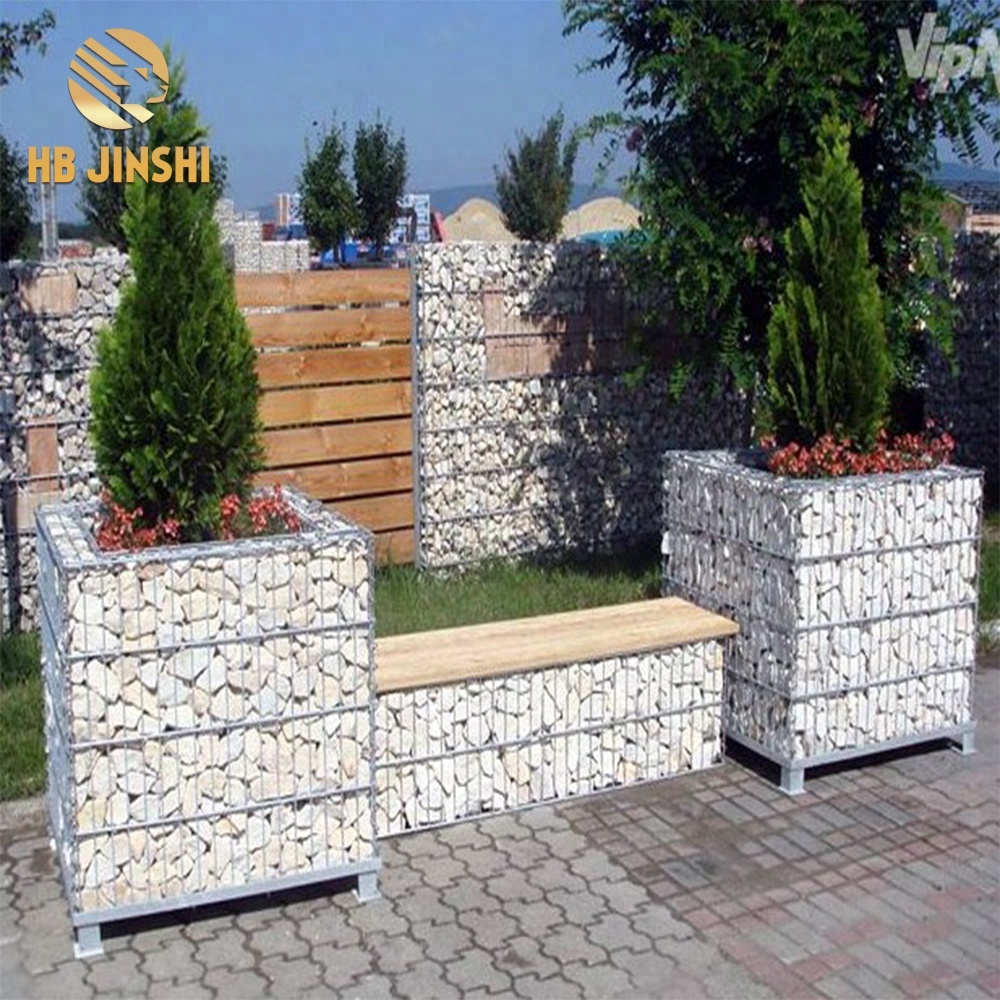 Garden Patio Gabion Stone Basket Weld Wire Retaining Wall