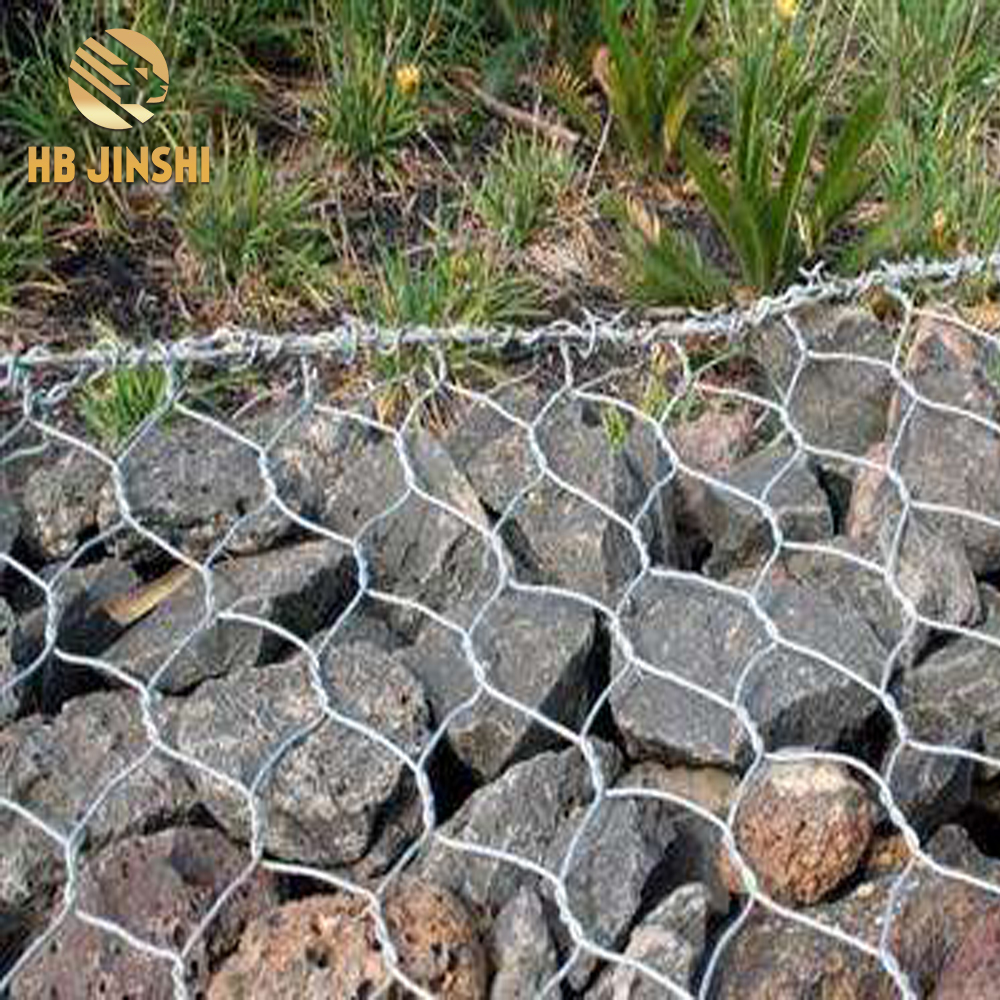 Hexagonal sheet 100*80 opening weaving gabion box