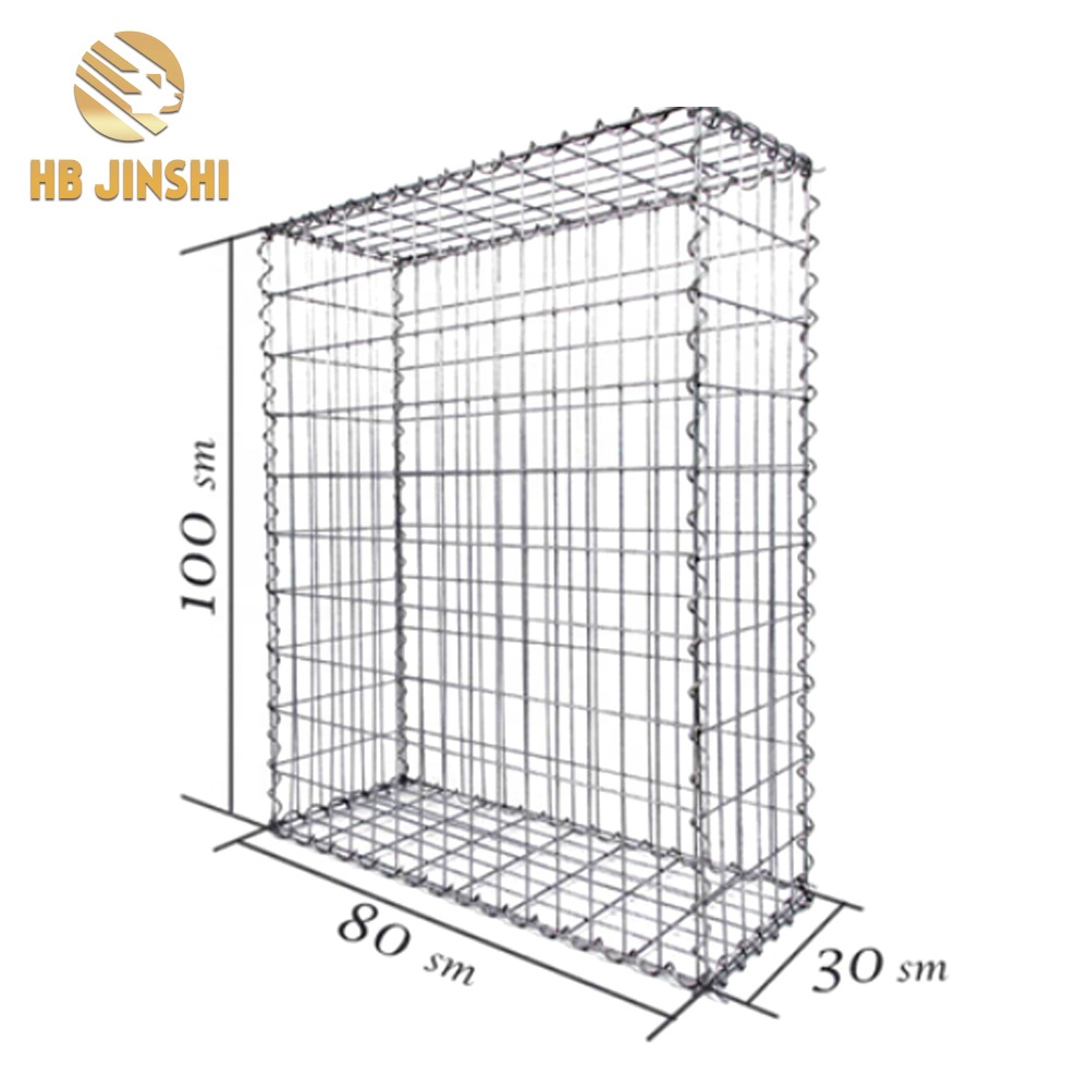 Galvanised Wire Basket Cage Gravity Retaining Walls