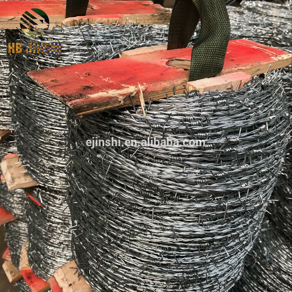 Jinshi 3 strand twist high tensile hot dipped galvanized barb wire