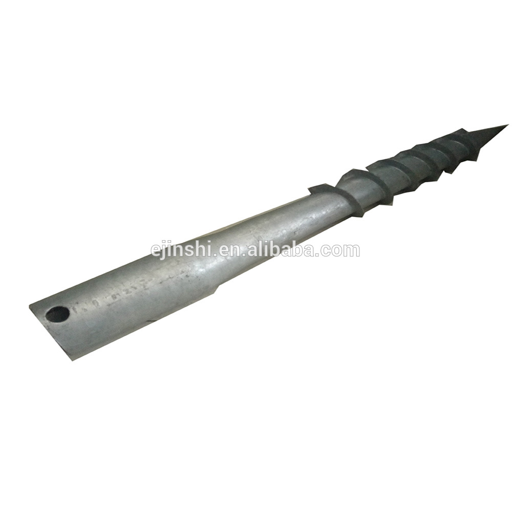 Galvanized Screw in ground anchor ground screw