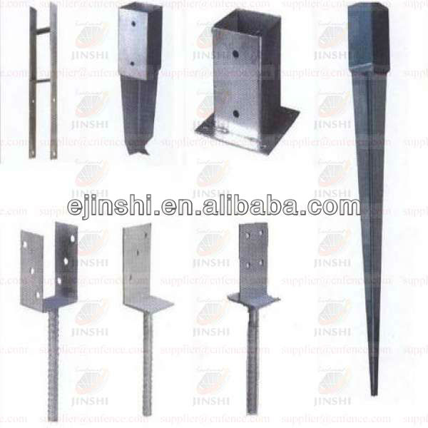 galvanized anchor fence post