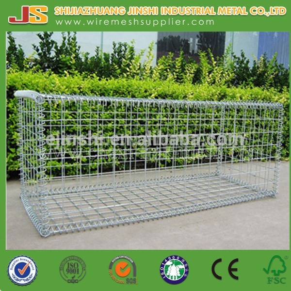 Gabion Application and Square Hole Shape Welded Mesh Type Galvanized Welded Gabion Box