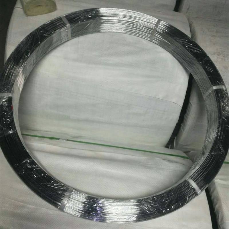 Sigurimi i Tregtisë Shitjet e nxehta 2.4*3.0mm Tela çeliku ovale e galvanizuar me elasticitet të lartë