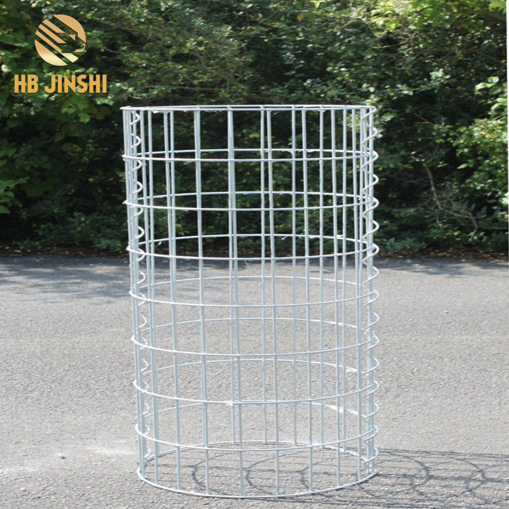 Hot dip galvanized Gabion Garden Feature Stone Pillars