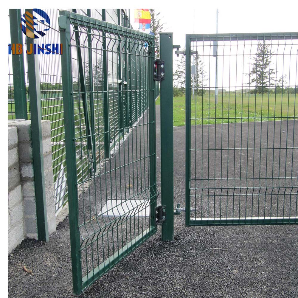 125×100 cm Galvanized Green Colour Metal Garden Gate