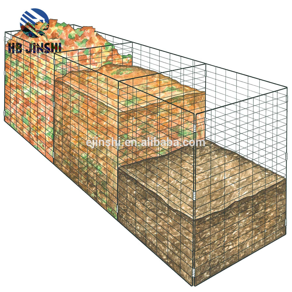 90x90x70cm welded ubi ahịhịa compost maka ọrịre