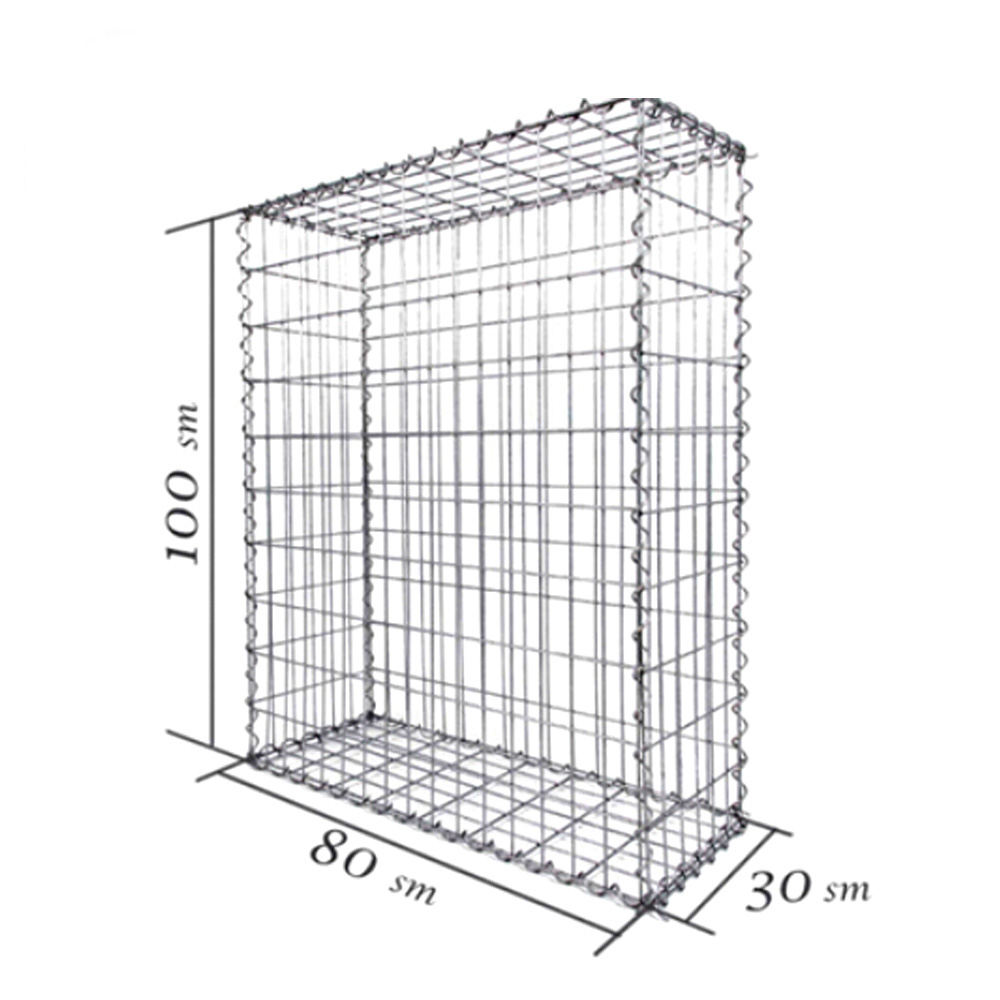 100x80x30cm  flood protective hearvy galvanized Flexible welded gabion box & gabion basket & River mattress factory