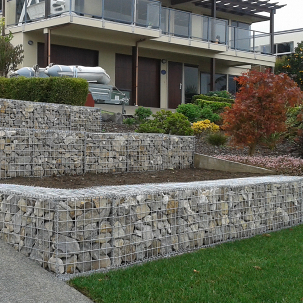 Garden gabion landscape ideas