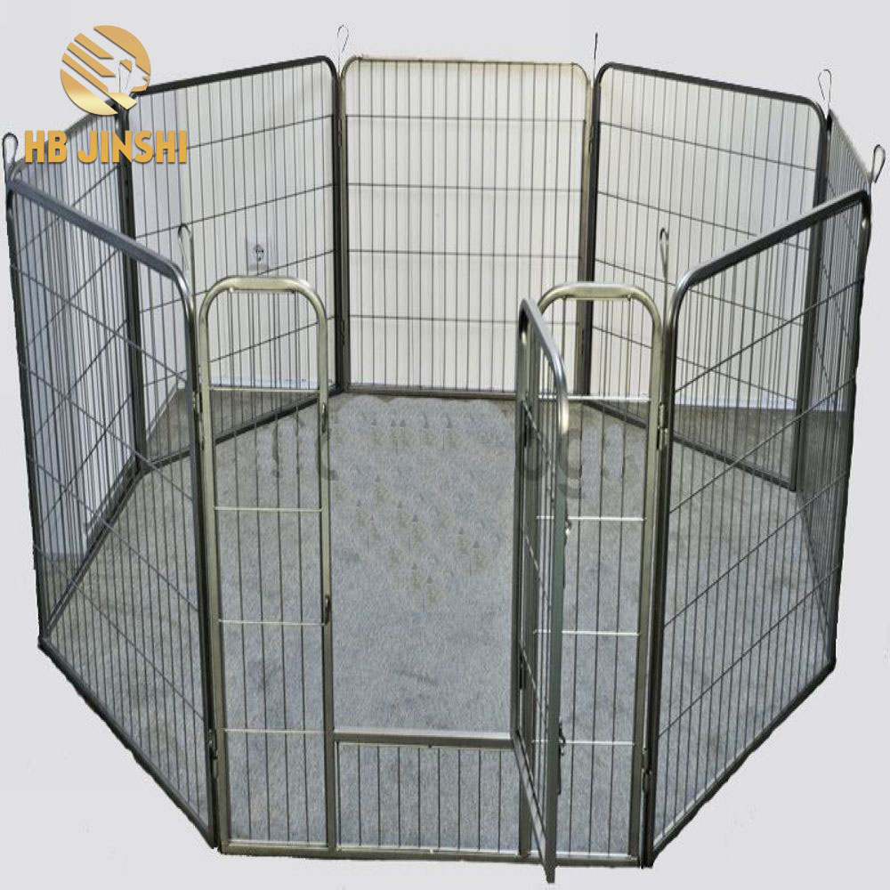 Hot Sale Direct Manufacturer 80×80 cm x 8 Panels Dog Playpen Exercise Fence Clausura
