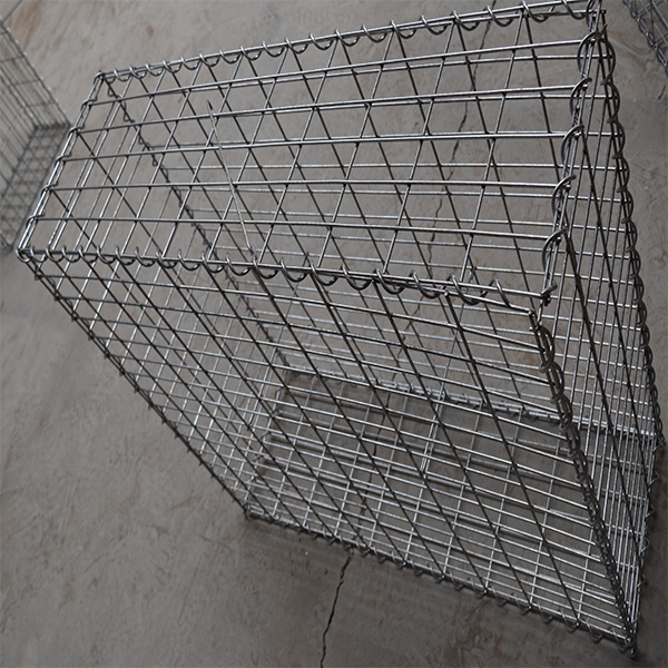 1x1x1m welded galvanized gabion basket stone pitching