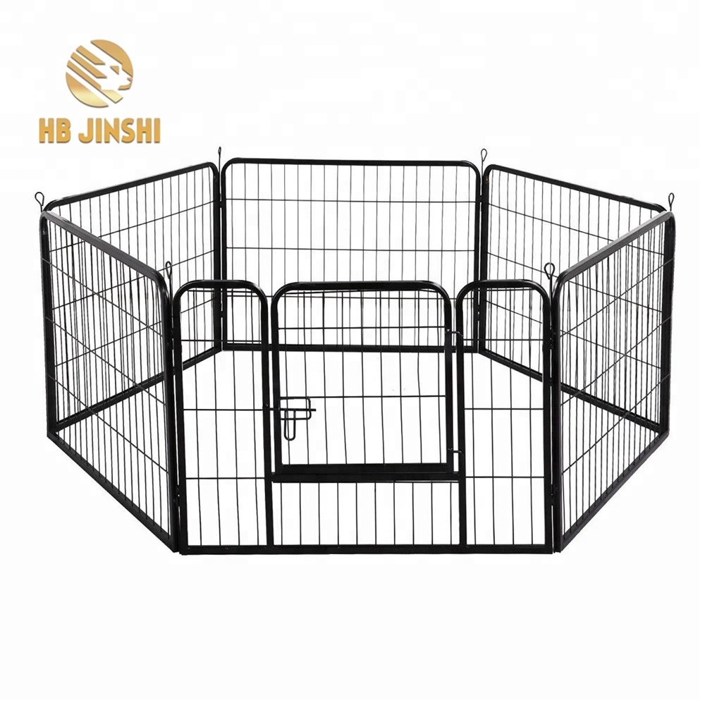 8 پي سيز 81x81cm پالتو ڪتا ورزش ڌاتو PlayPen