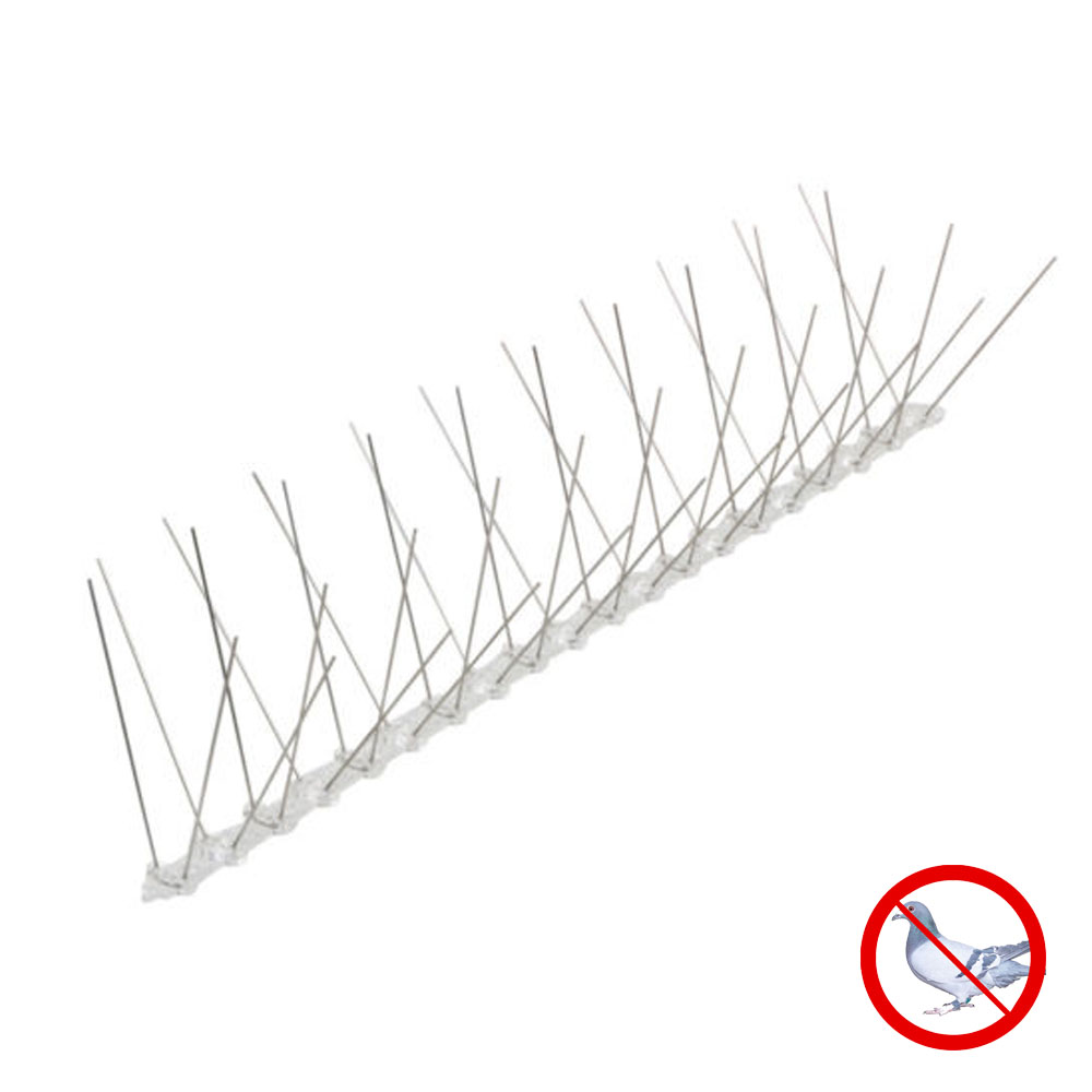 304 Stainless Steel  Anti Climb Spikes Pigeon Deterrent Plastic Bird Spikes