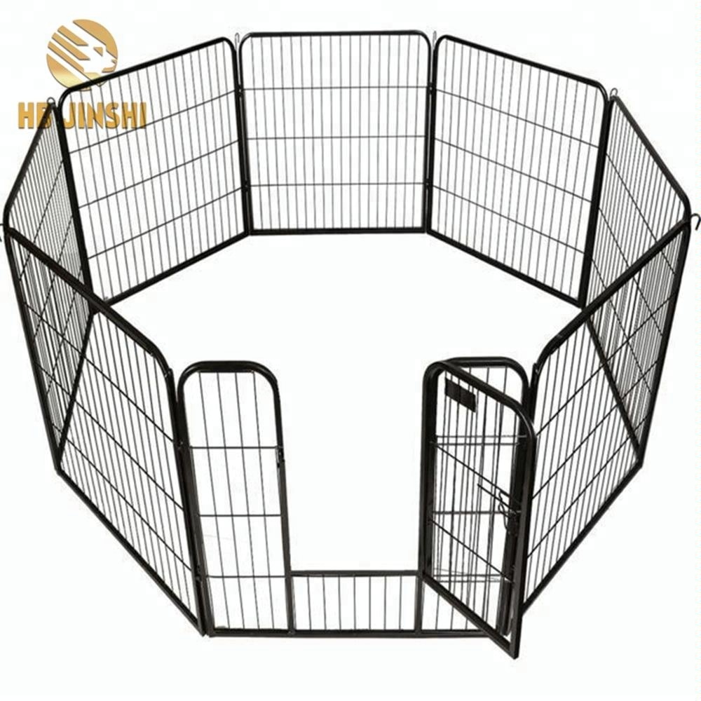 30 '' 8 Panels Heavy Duty Steel Ncej Welded Hlau Tsiaj Cage Dog Playpen