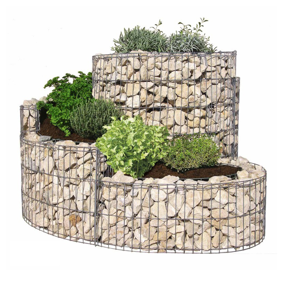 Garden gabion planters garden gabions