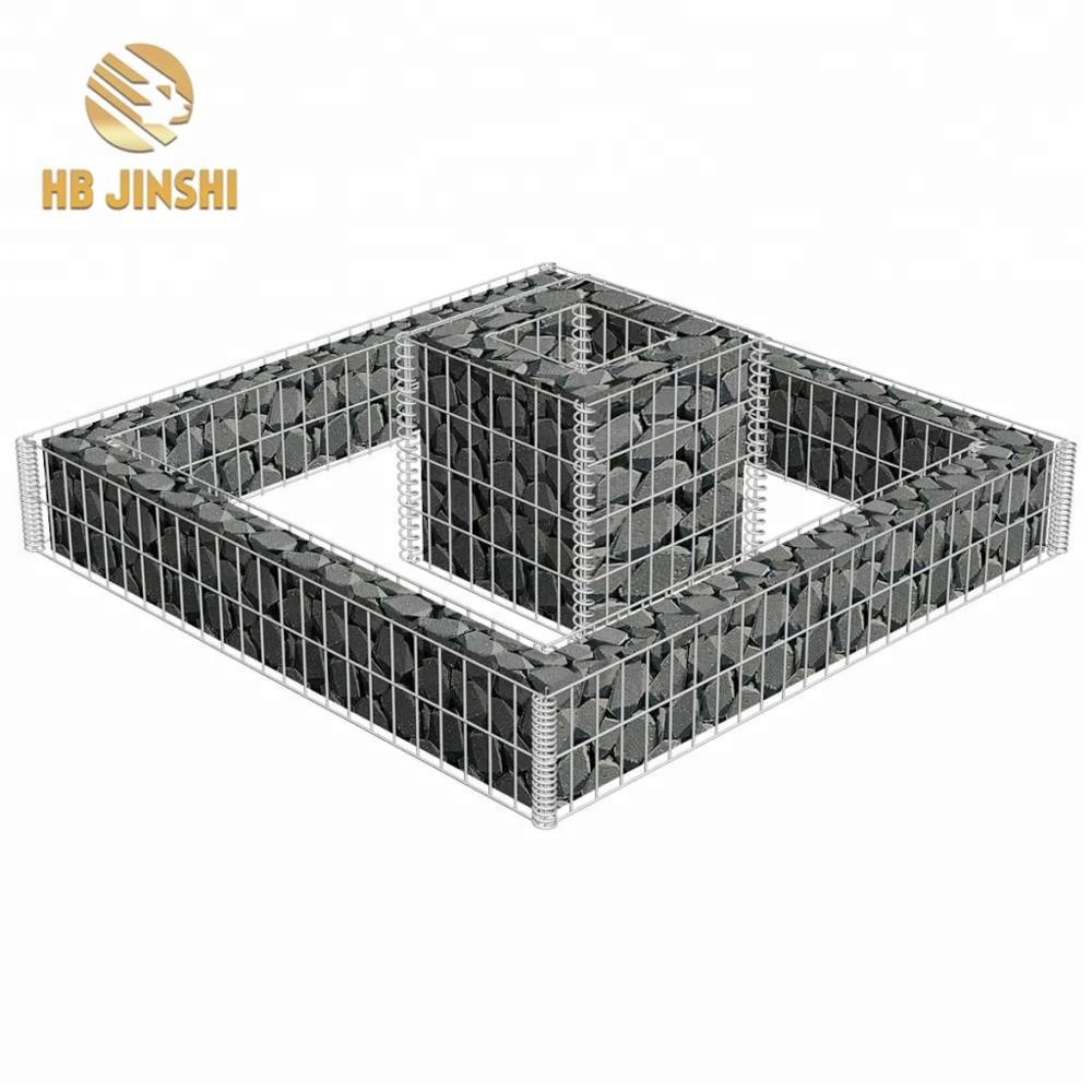 Hot Selling!1 x 0.5 x 0.5m Decoration Galvanized Wire Welded Gabion Basket