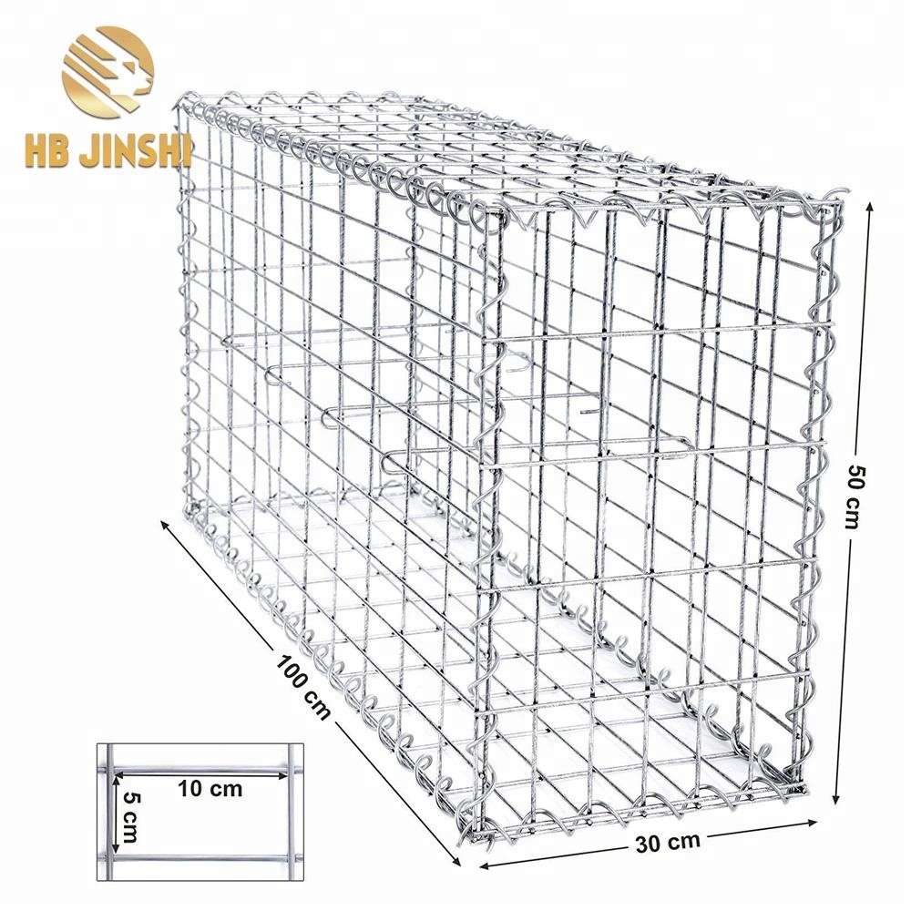 2x1x1m welded gabion box, gabion basket Factory