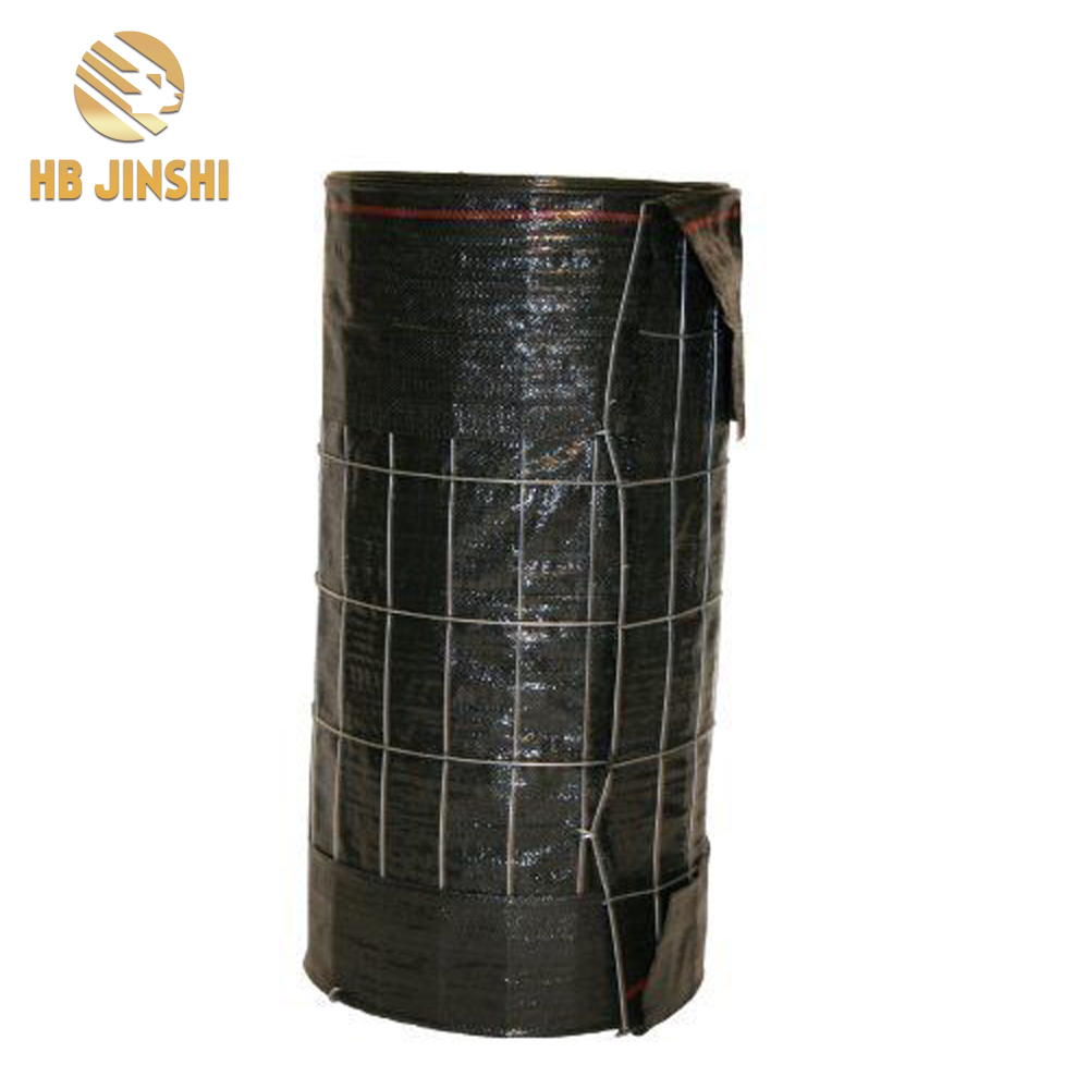 PP geofabric jira rine 14 gauge waya mesh 2" x 4" ,24" X 100' nzvimbo dzekuvaka sediment control Black Wire kumashure silt fenzi