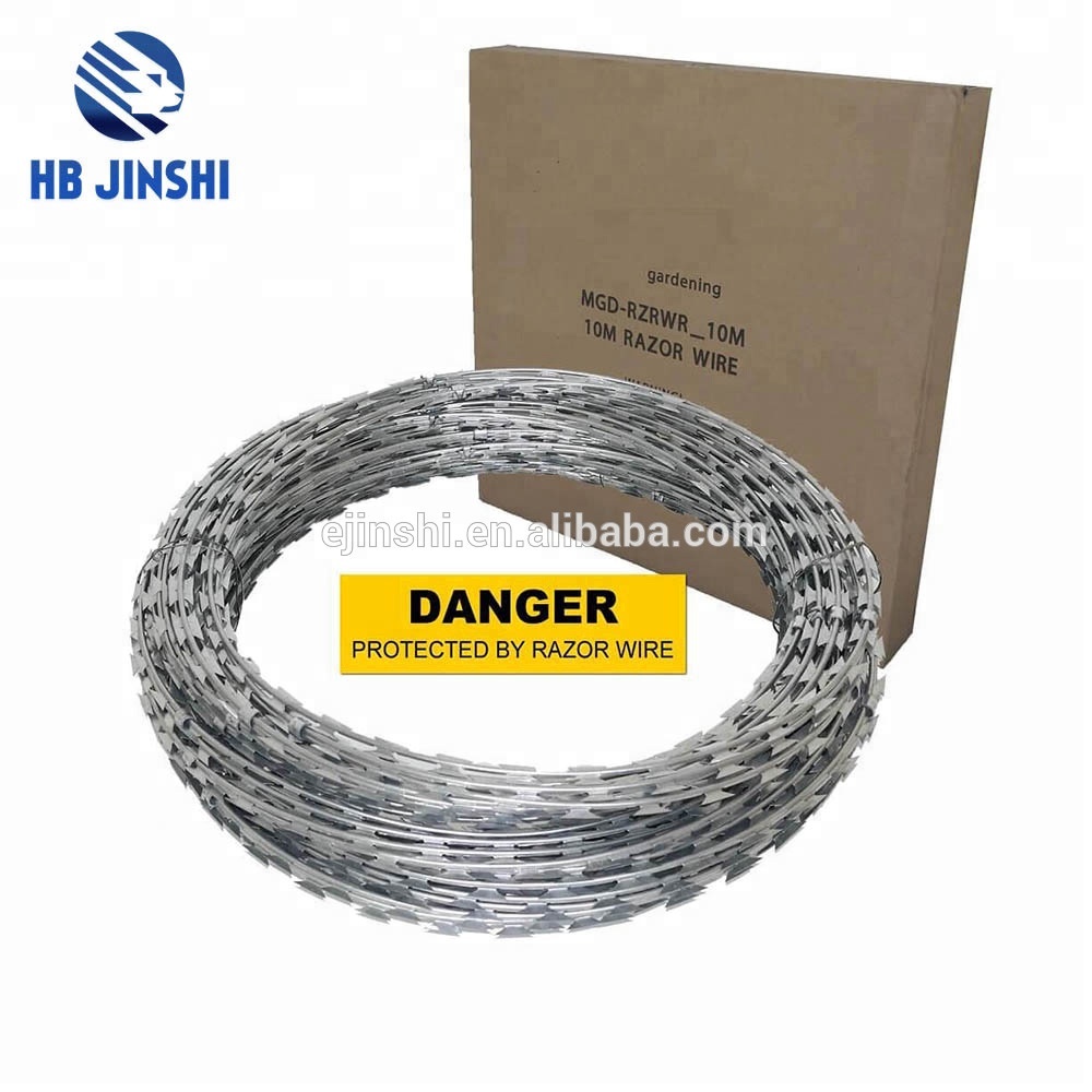 Stainless steel Concertina Razor Barbed Wire Factory
