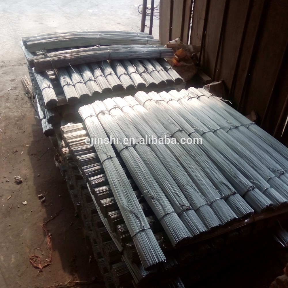 8 gauge Electro Galvanized Binding Wire Straight Cutting Iron Wire