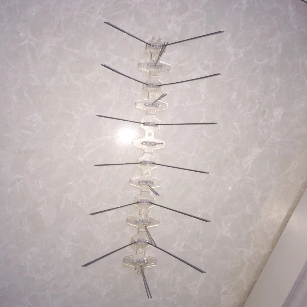30 cm 18 Spikes PC-Basis Anti-UV-Taubenbekämpfung Vogelspikes zur Fliegenbekämpfung