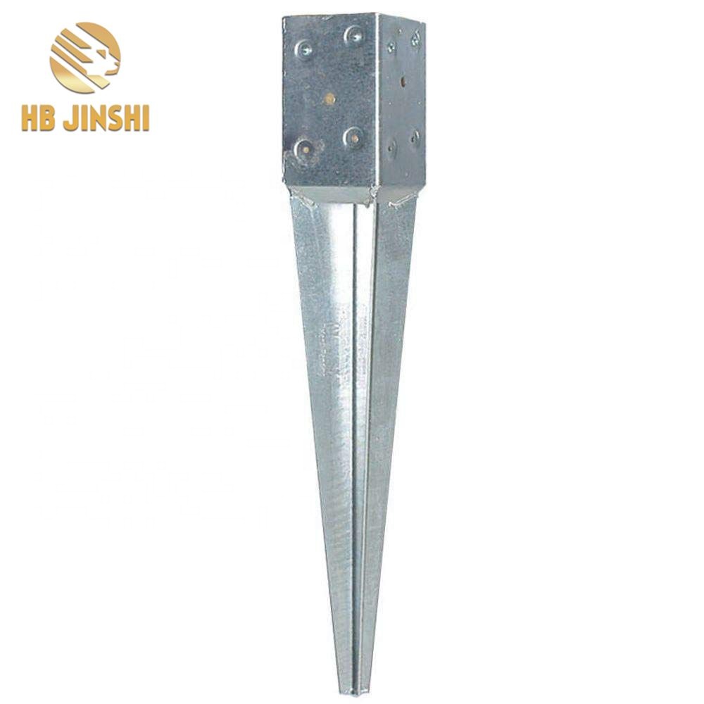 101mm Heavy Galvanized Ground Pole Anchor