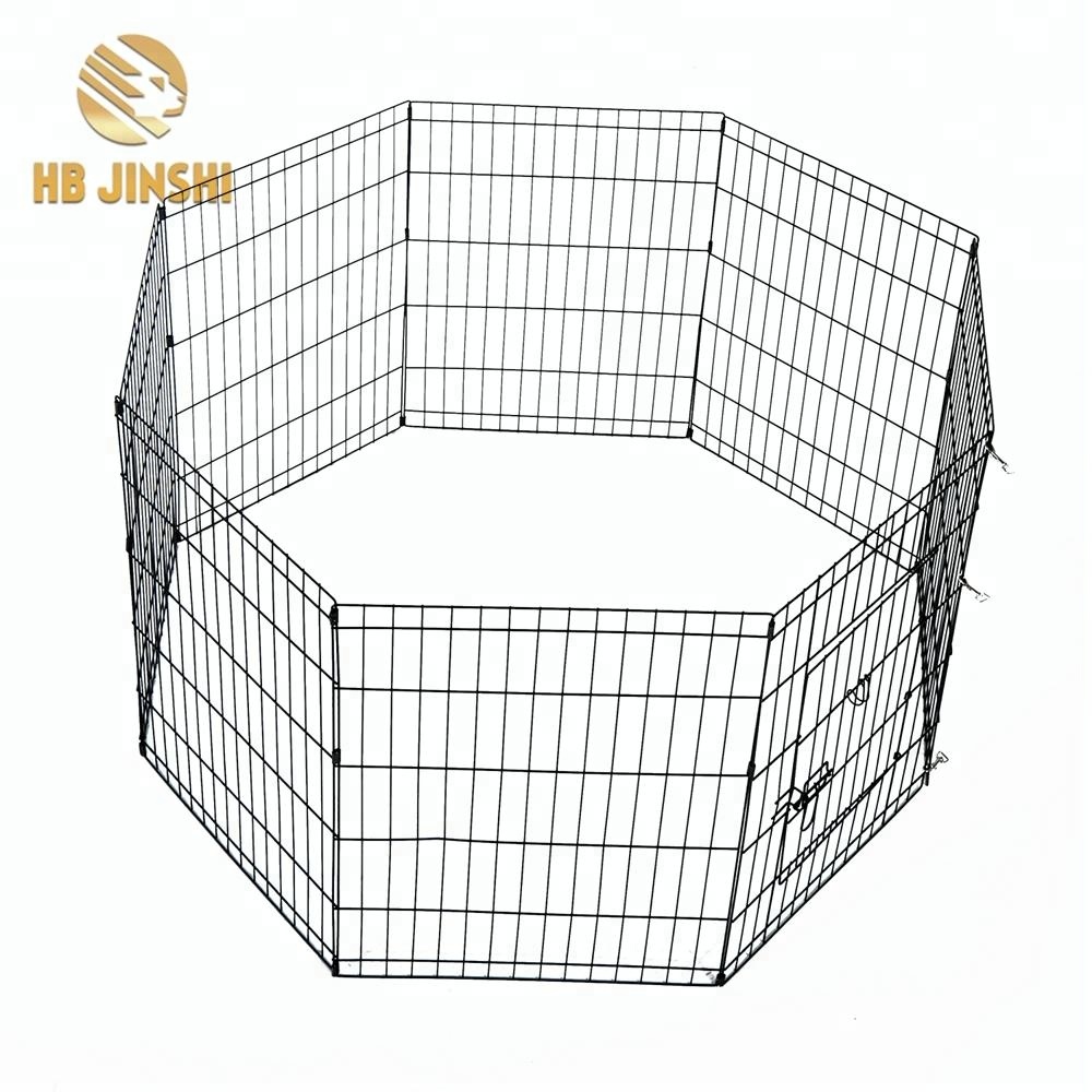 Cage d'exercice pour animaux de compagnie de clôture de parc pour chien de 48 po de hauteur