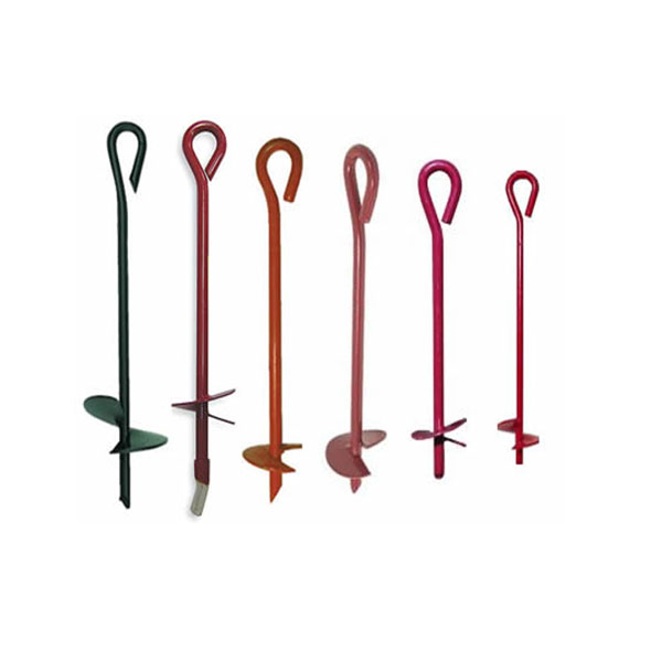 Heavy Duty 54" Galvanized Earth Anchor 4" Helix