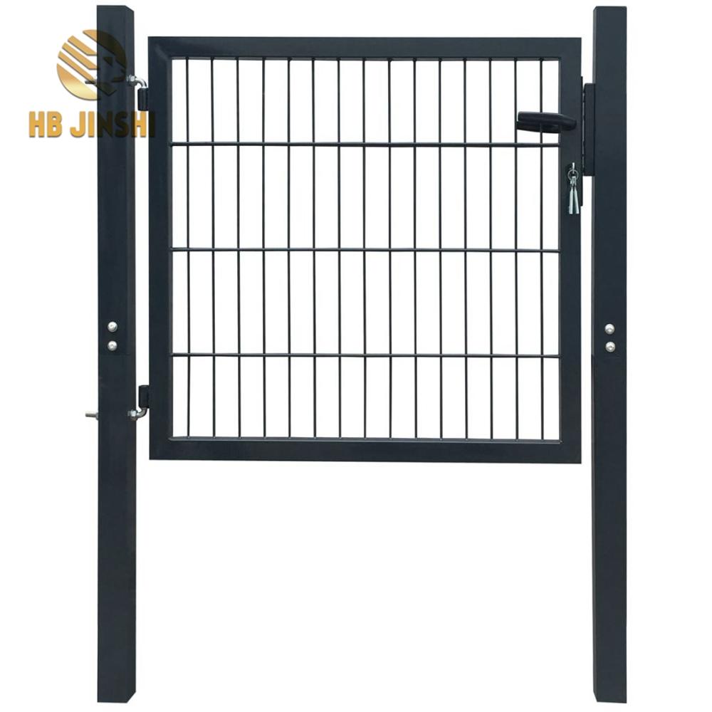 2D Metal Lambun shingen Ƙofar Yard Wire Mesh Single Door
