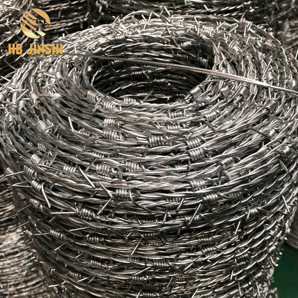 واپاري اطمينان 14×14 گيج Galvanized Twisted Barbed Wire