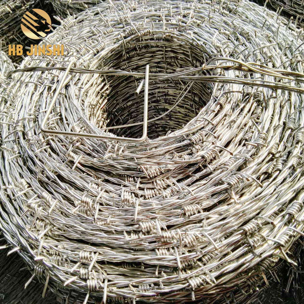 1.6×1.6mm Double Twist Barbed Wire Strand Type for sale
