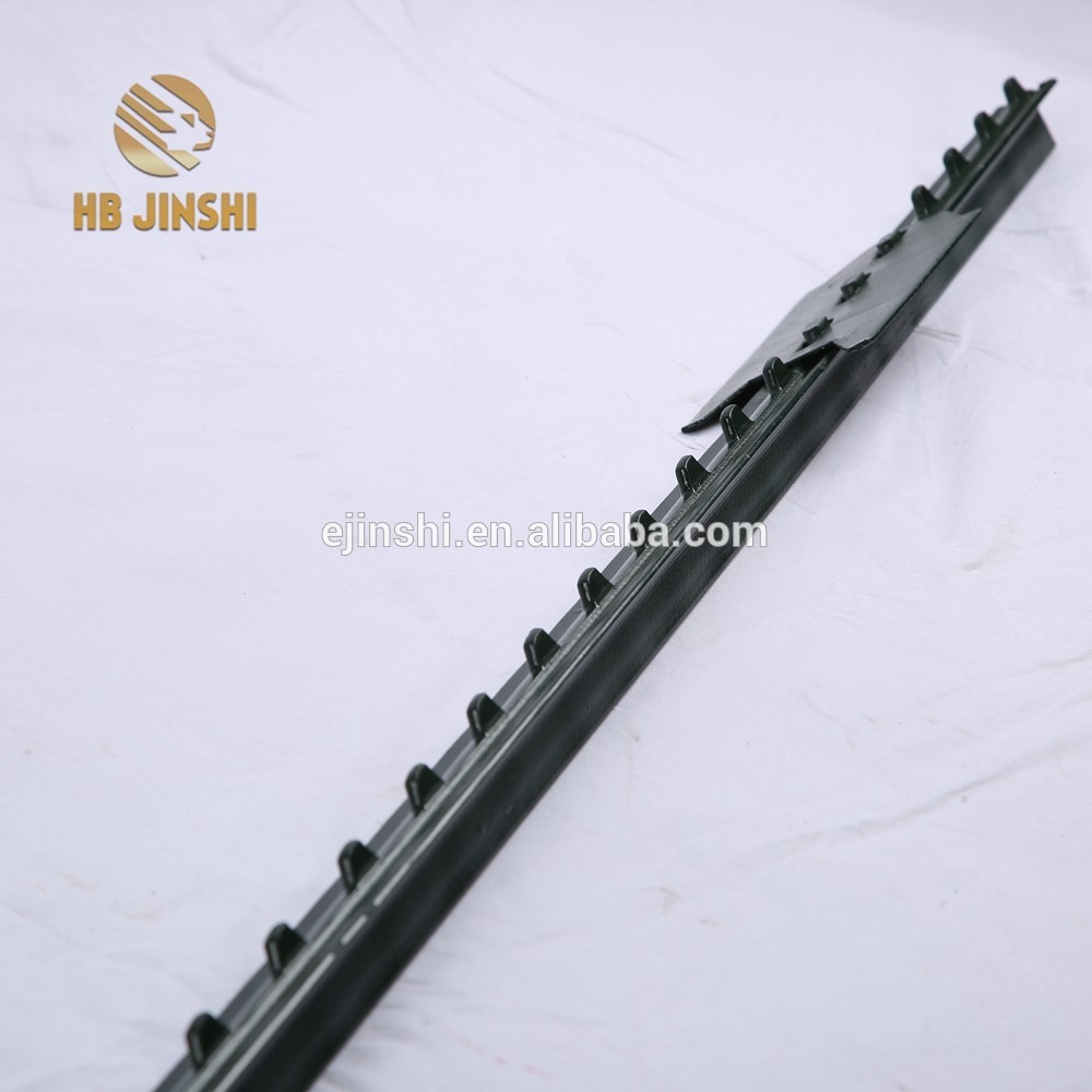 1.33lbs/m painted studded T fence post professional manufacture in China
