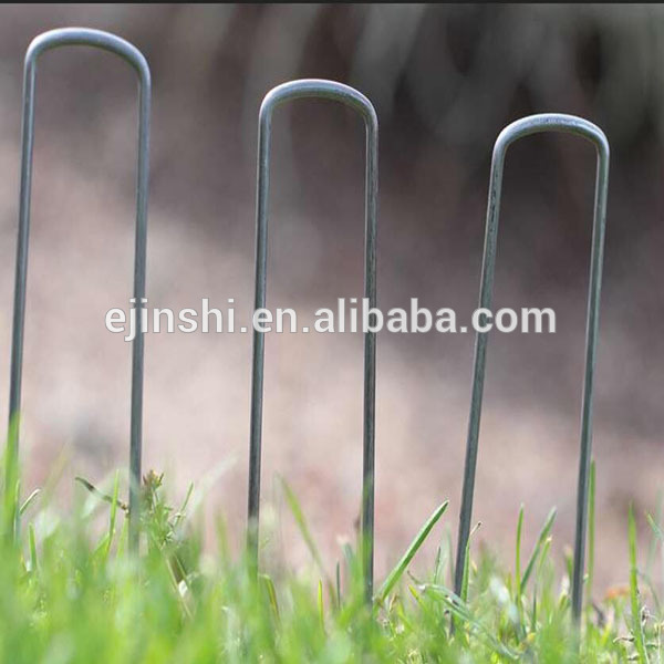 Electro Galvanized Sod nails/ sod staples