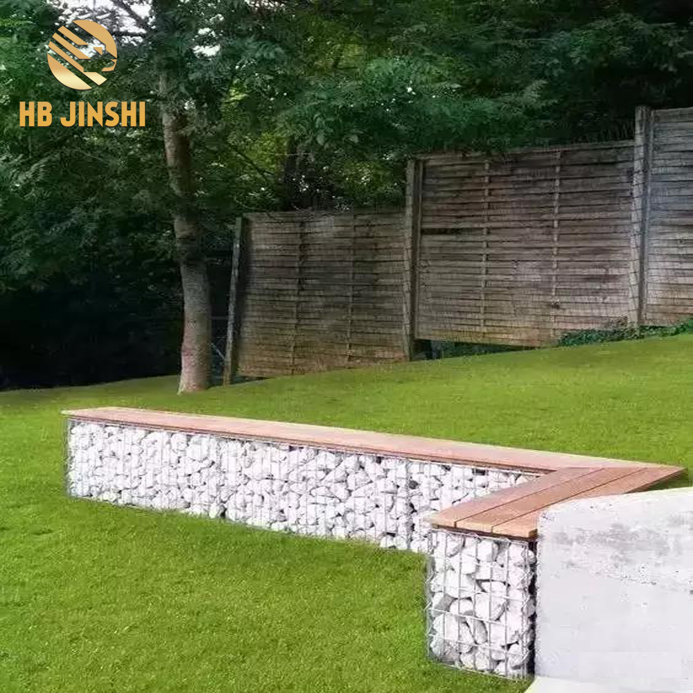 Gabion bench