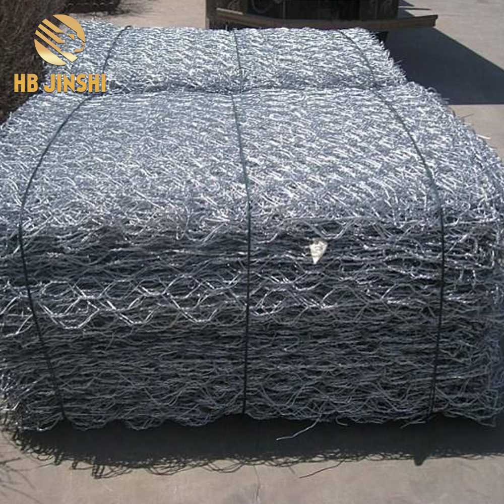 High zinc coated hexagonal mesh gabion box, gabion basket