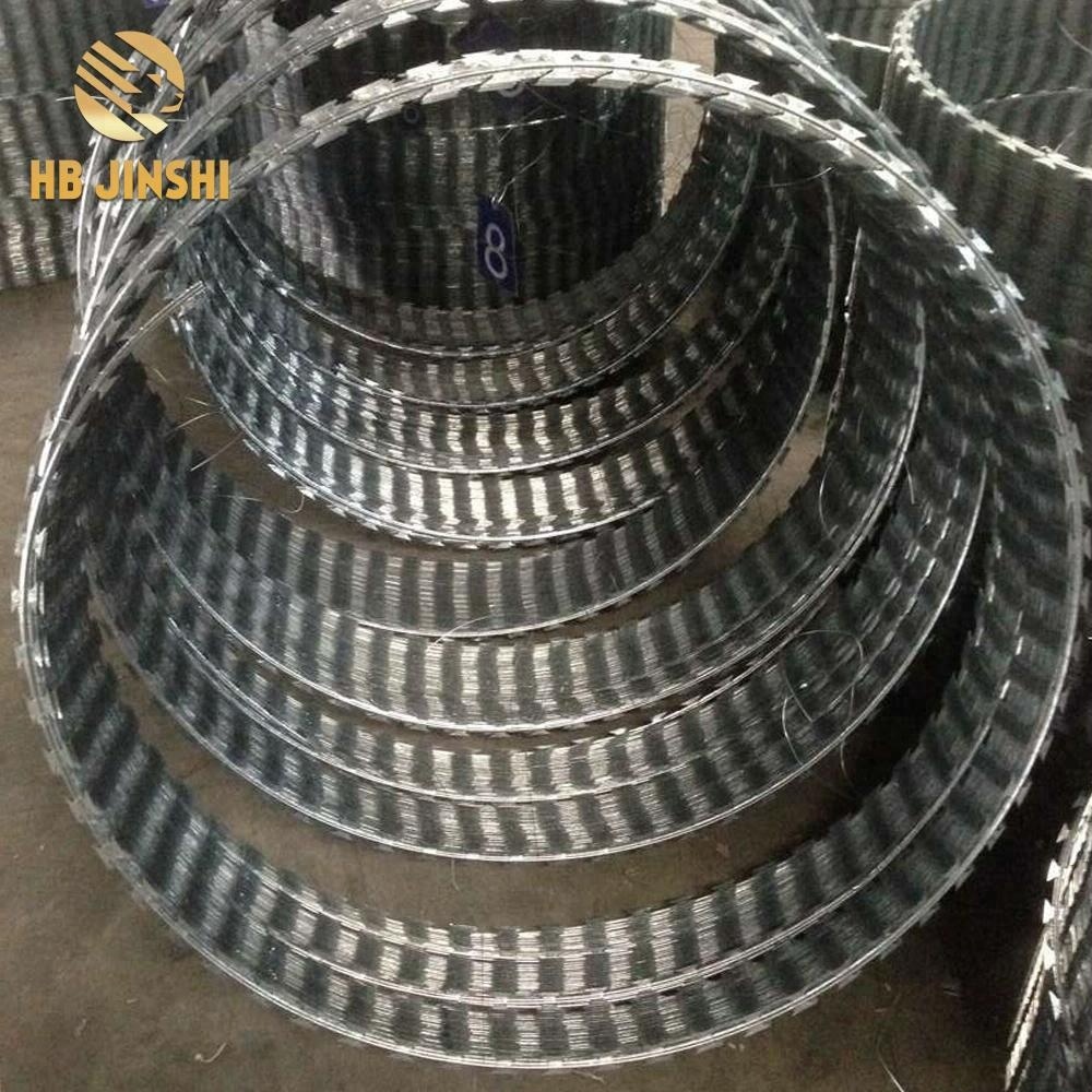 450mm coil diameter concertina fencing razor barbed wire