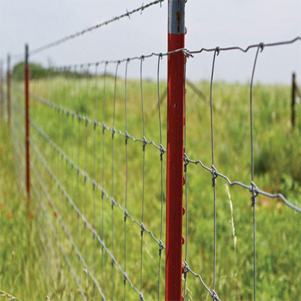 Recinzione da campo con giunto a cerniera