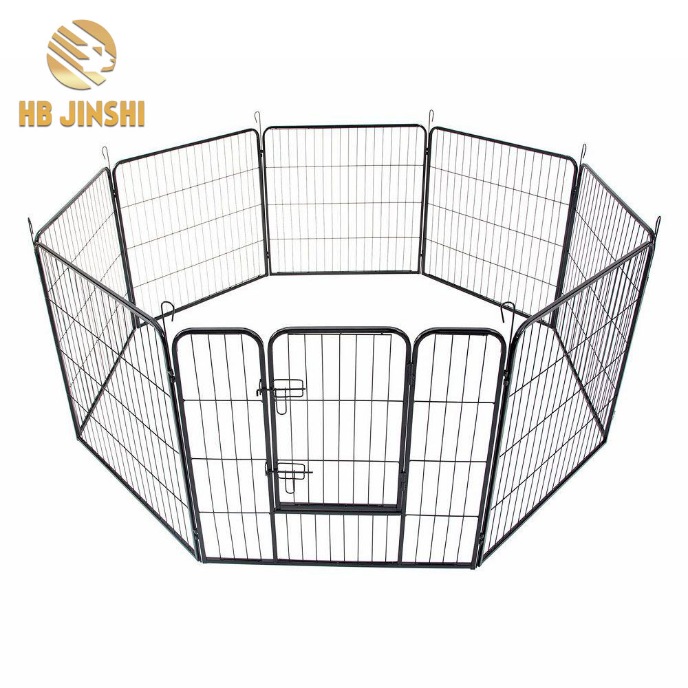 Горячая продажа 80×80 см 8 панель с порошковым покрытием на открытом воздухе забор для бега щенка собаки кошки