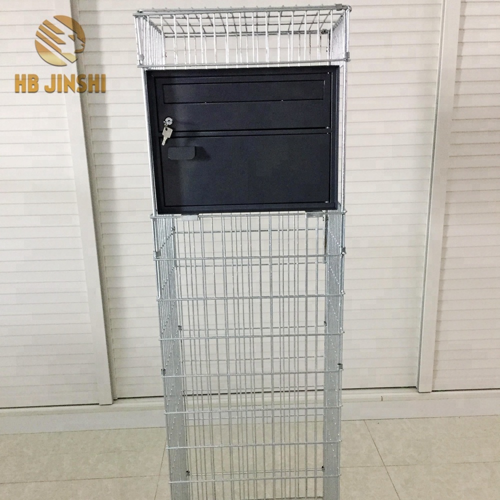 Galvanized Wire Stone Cage Garden Gabion Mail Box