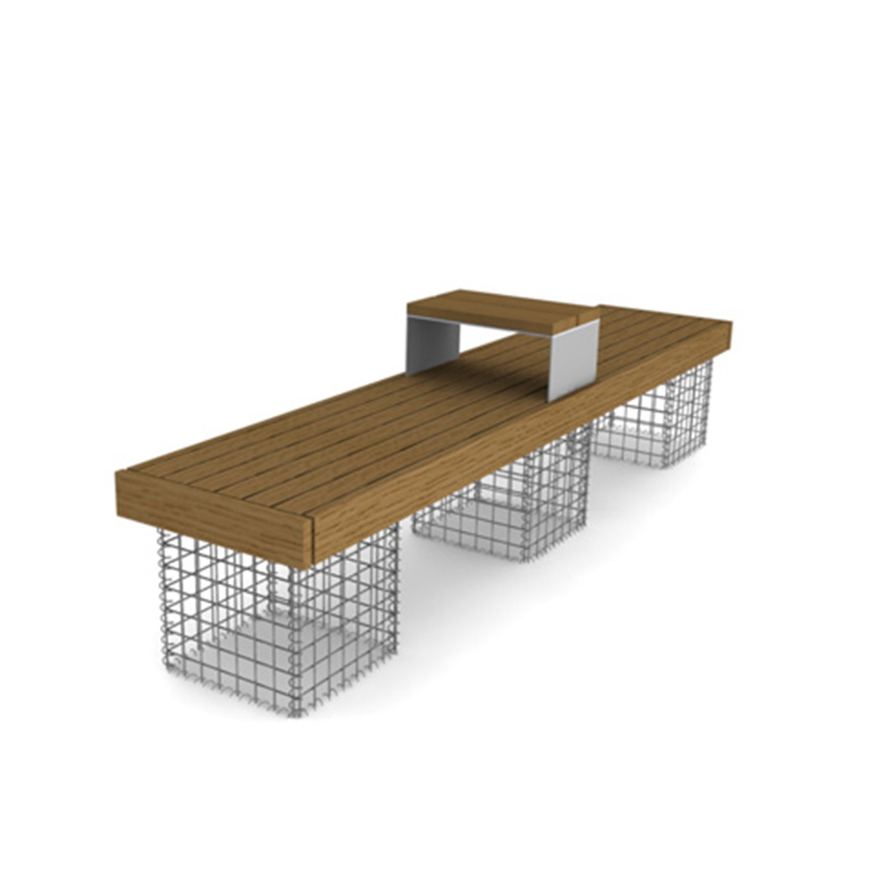 Wire gabion bench seat design gabion box