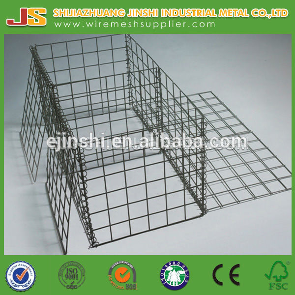 1*1*0.5m gafan Welded Gabion basket for wall