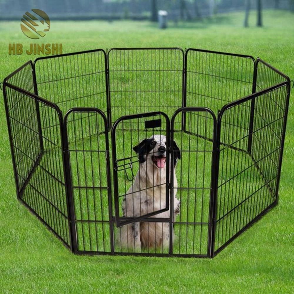 8 panels Metal Welded Wire Pet Dlala Ground Dog Kennel