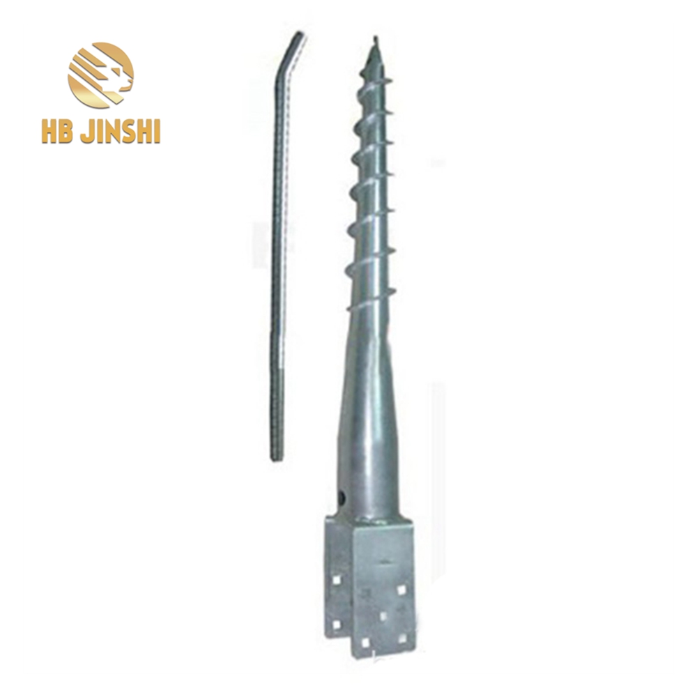 Galvanized Garden Ground Screw Post Anchor