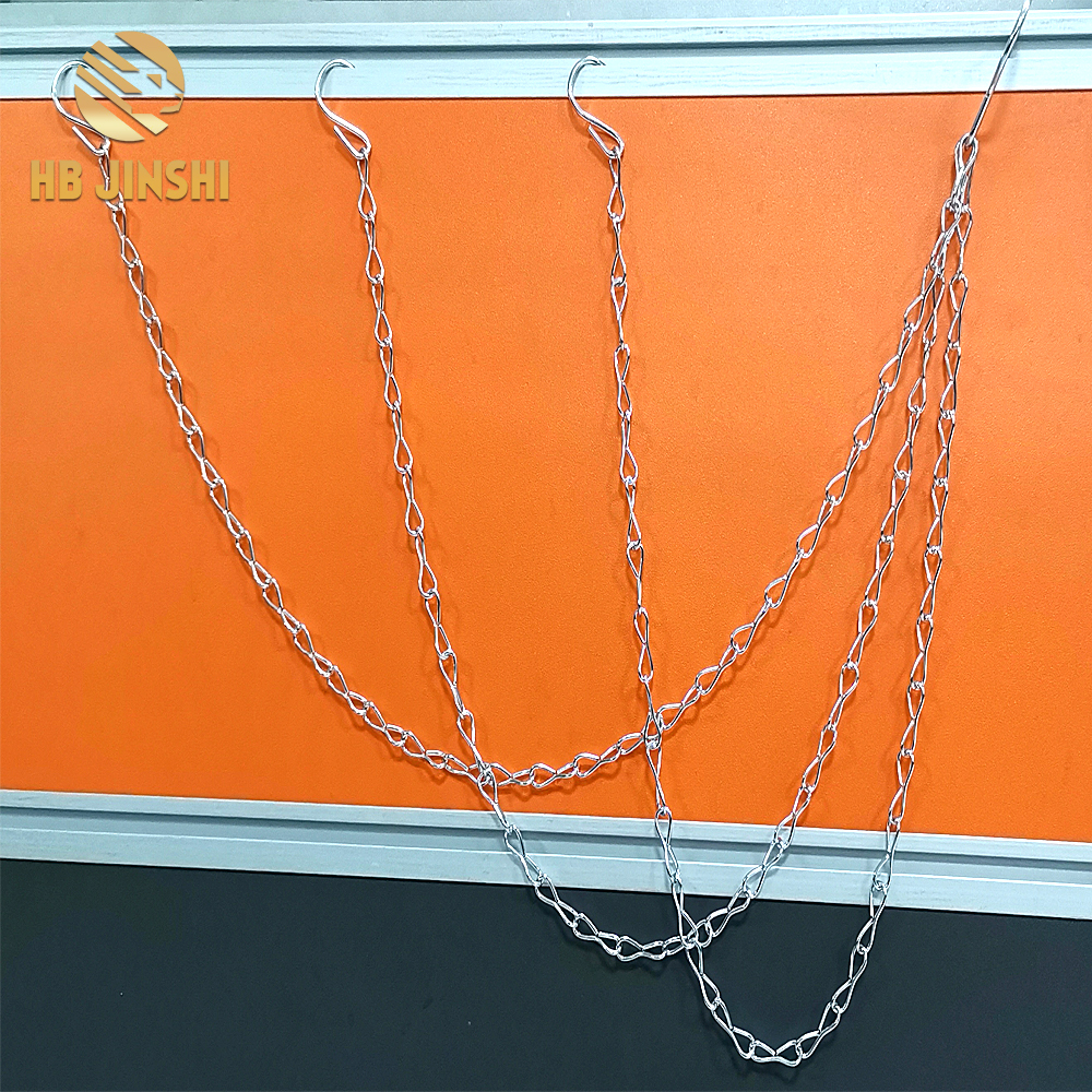 24 Inch Hanging Flower Basket Galvanized Replacement Chain -3 Point Garden Plant Hanger