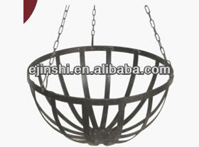Black 14'' flower hanging Basket