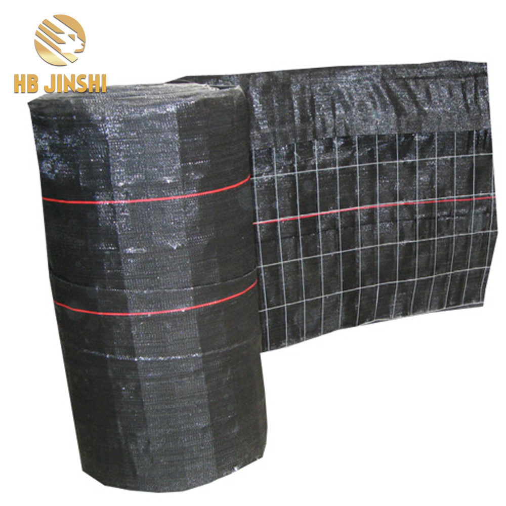 Black PP Woven Fabric Wire Backed Silt Fence Used for Sediment Erosion Control