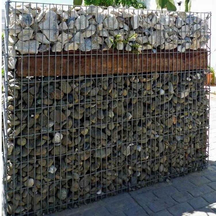 1 x 1 x 0.5 m Welded Mesh Gabion Box For Garden Landscaping