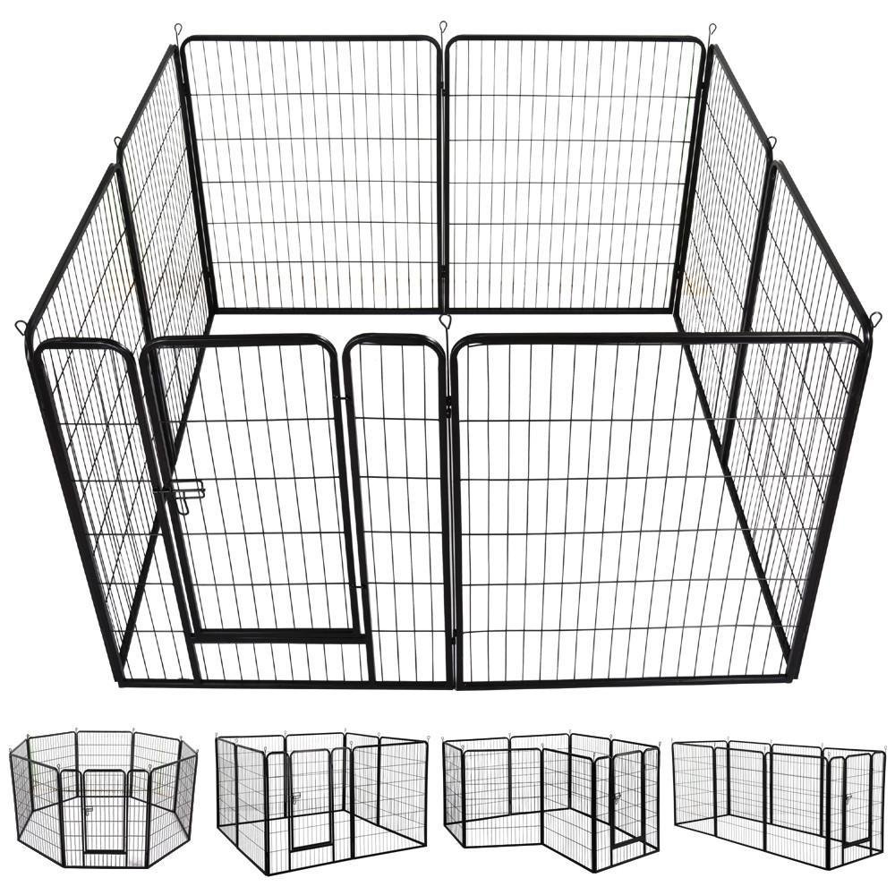 Factory directly sales 60 cm x 60 cm Welded Black Dog cage