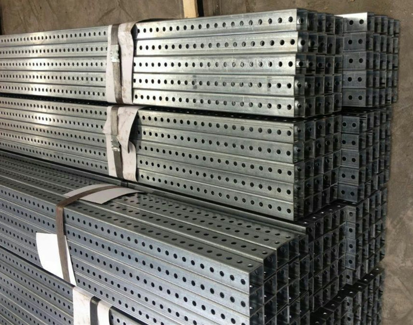 2” Perforated Galvanized Traffic Square Sign Post U Post