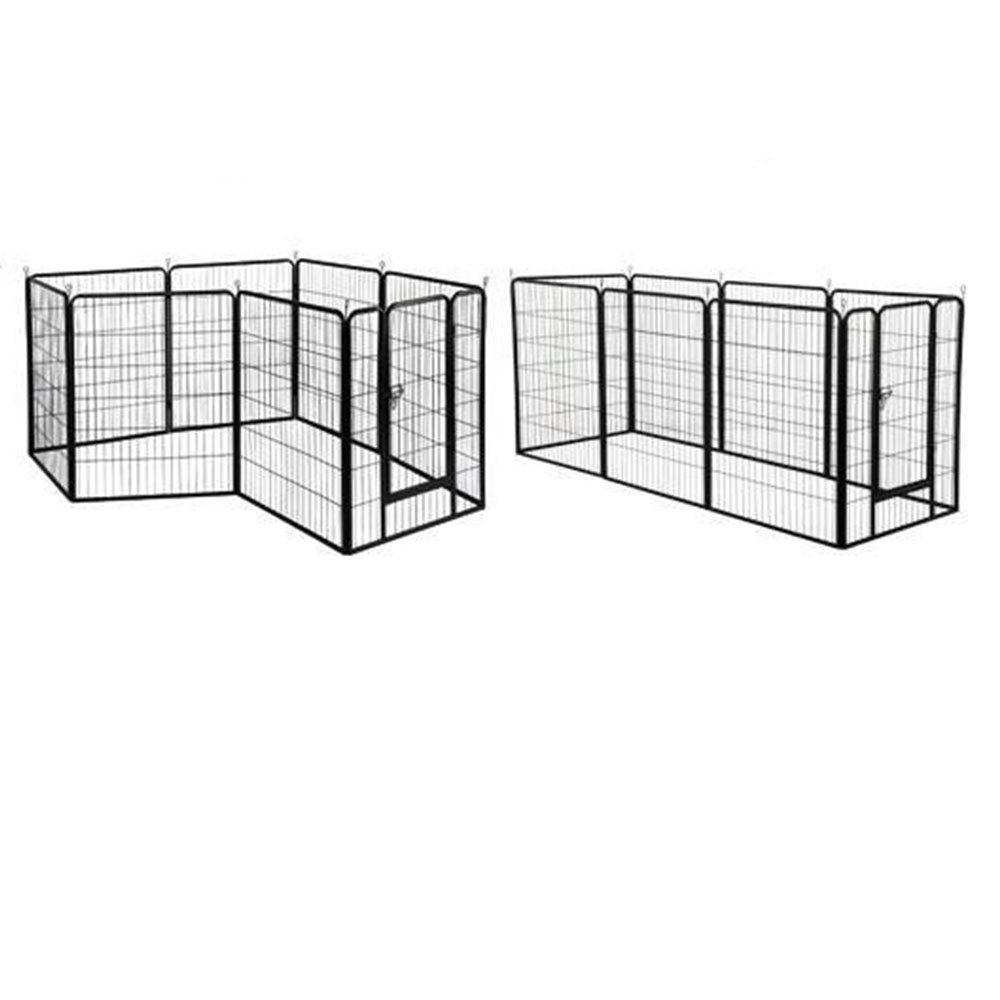 Pet Kennel Pen Esercizio Gabbia Recinzione 8 Pannello Box per cani